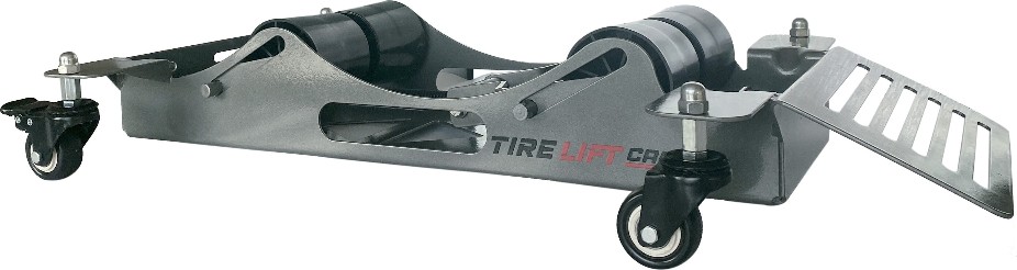 Tire Lift Caddy- Adjustable Back-saving Tire Dolly For Diy Enthusiasts and Auto/tire Shops and Garages- No Assembly Required- 150-lb Capacity