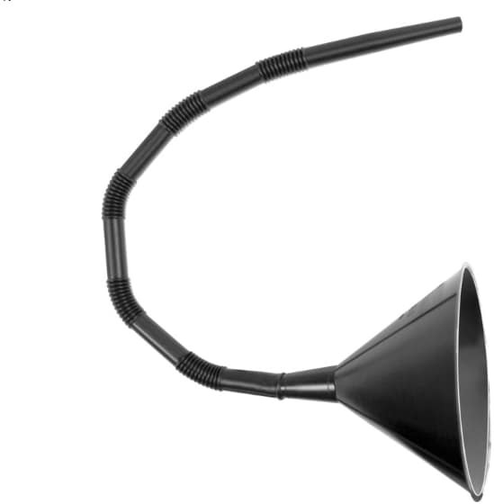 Shop Craft Black 18 in. H Polyethylene Funnel