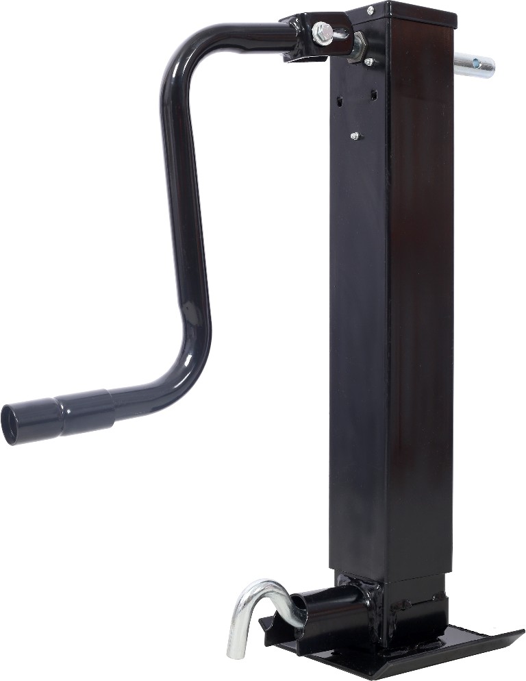 Black 5.36-Ton Steel Manual Trolley jack