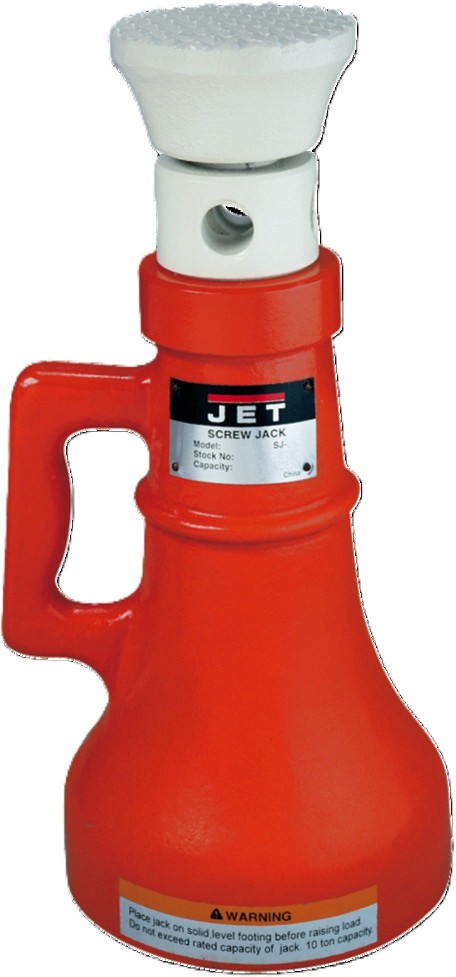 Red 5-Ton Steel Manual Screw jack