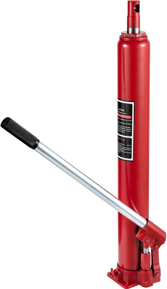 Red 4-Ton Steel Hydraulic Jack kit