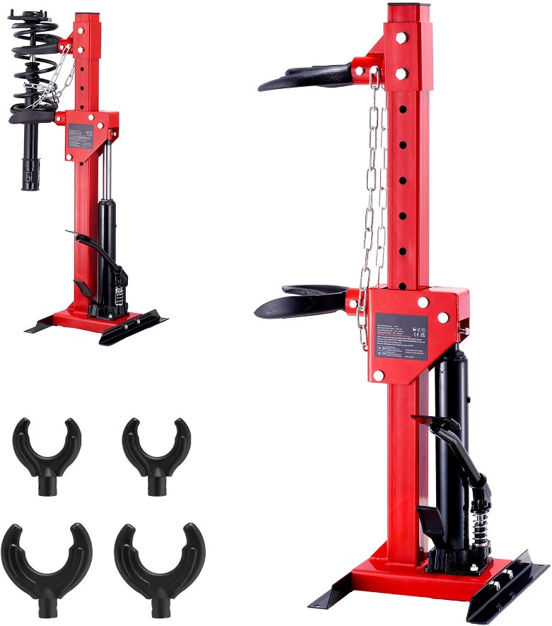 Coil Spring Compression Device Hydraulic Jack with 4.5 Ton/9920 Lbs Capacity Compression Force Rated At 1 Ton