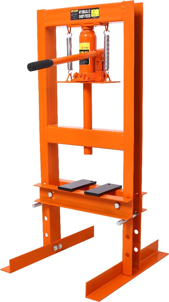 Orange 6-Ton Steel Hydraulic Floor jack