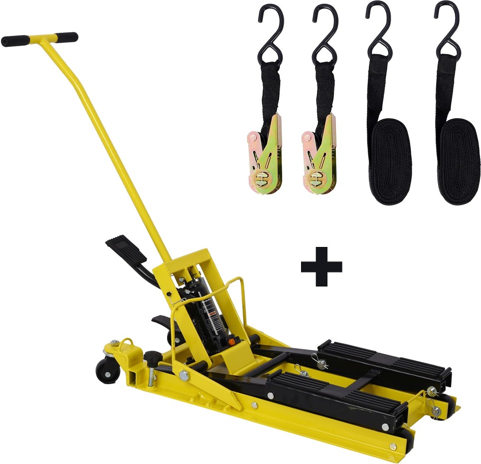 Hydraulic Motorcycle Lift Jack 1500 LBS Capacity ATV Scissor Lift Jack