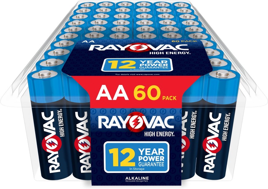 High Energy Alkaline AA Batteries ( 60 -Pack)