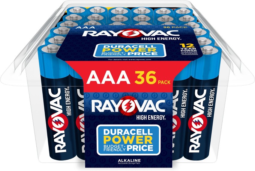 High Energy Alkaline AAA Batteries ( 36 -Pack)