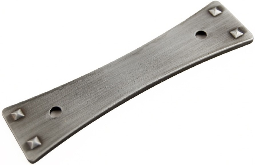 Distressed Nickel Cabinet Backplate