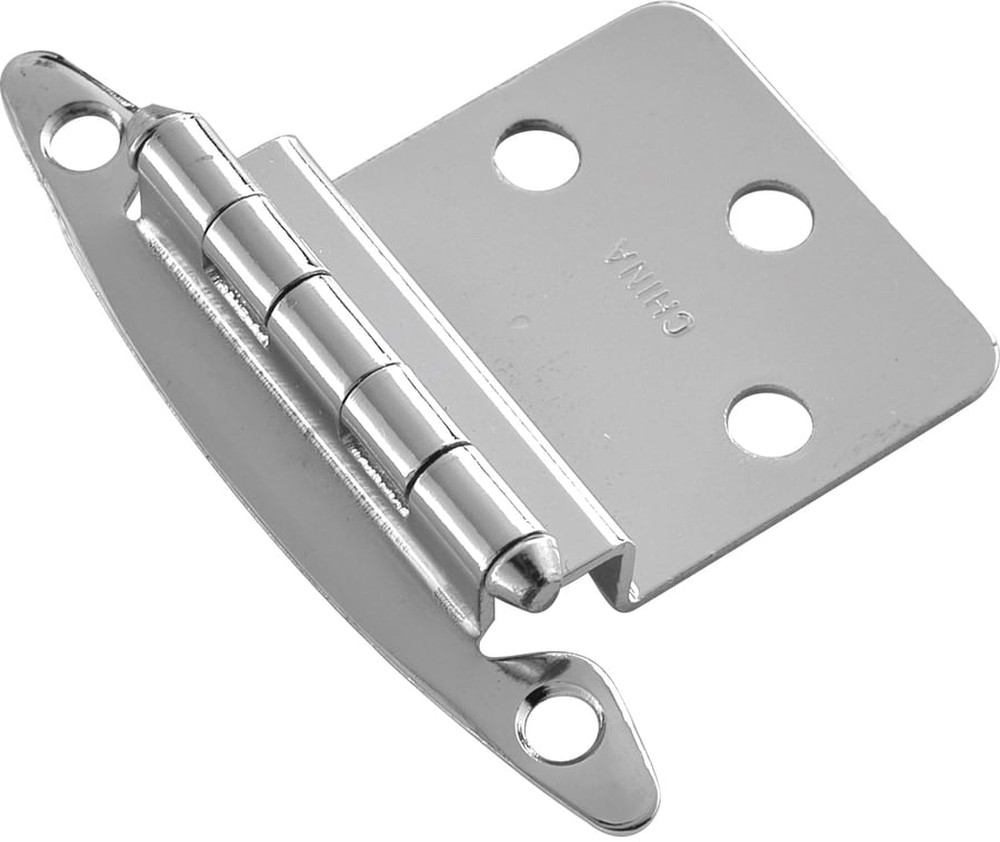 170-Degree 3/8-in Inset Flush Surface Chrome Cabinet Hinge , 1 Pairs ( 2 -Pieces)