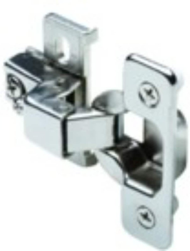 120-Degree Half Overlay Overlay Surface Self-Closing Soft Close Satin Nickel Cabinet Hinge , 1 Pairs ( 2 -Pieces)