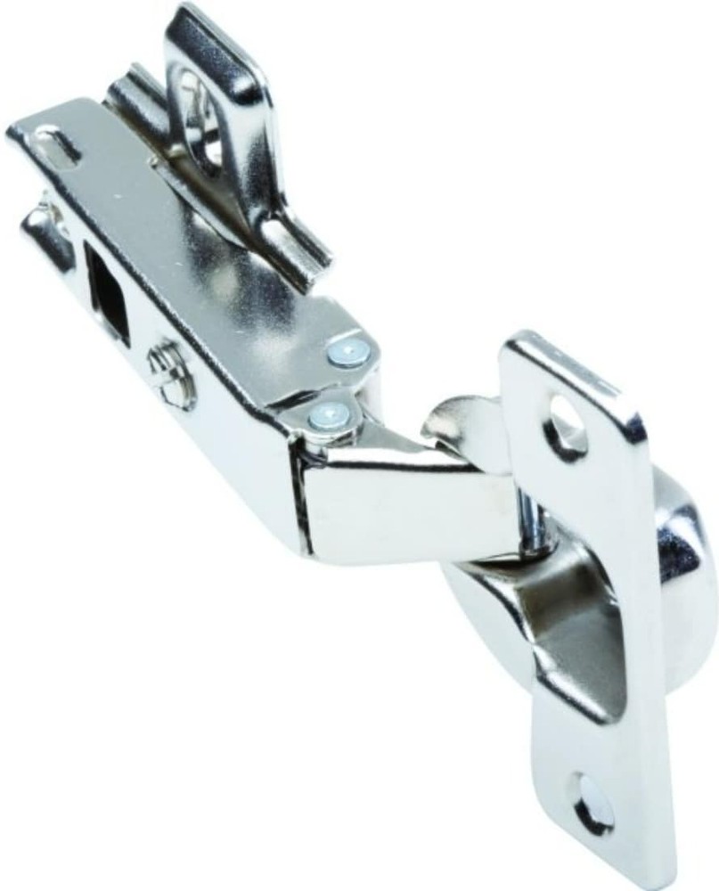 110-Degree Full Overlay Overlay Concealed Self-Closing Soft Close Satin Nickel Cabinet Hinge , 1 Pairs ( 2 -Pieces)