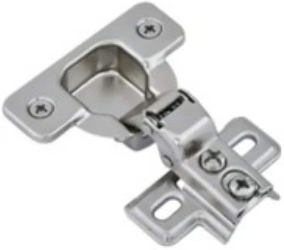 120-Degree Half Overlay Overlay Concealed Self-Closing Soft Close Polished Chrome Cabinet Hinge , 1 Pairs ( 2 -Pieces)