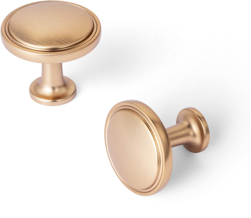 1-3/16-in Champagne Bronze Mushroom Modern Cabinet Knob 12 -Pack