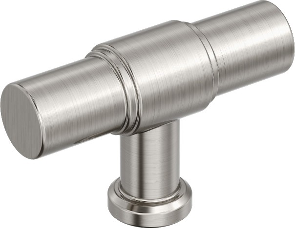 Faircrest 2-in Satin Nickel Bar Transitional Cabinet Knob