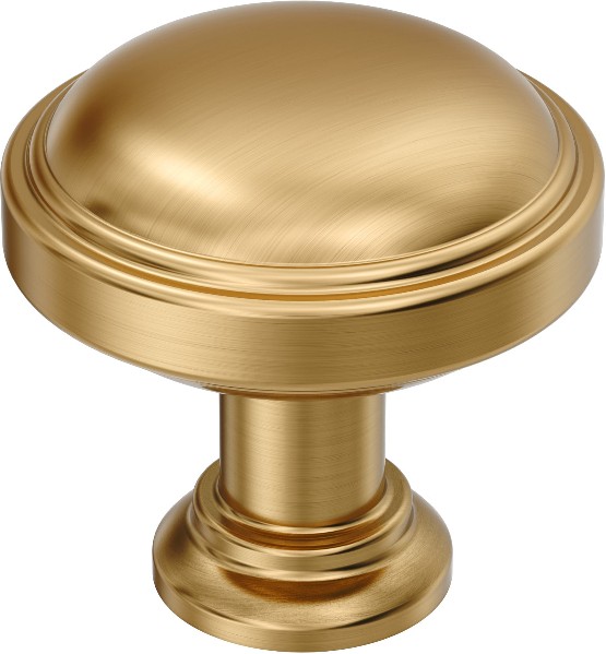 Enlivity 1-1/4-in Champagne Bronze Round Traditional Cabinet Knob