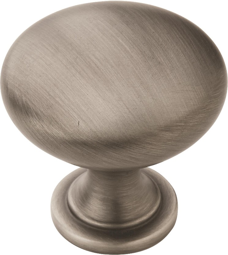 Edona 1-1/4-in Antique Silver Round Traditional Cabinet Knob