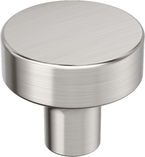 Merced 1-1/4-in Satin Nickel Round Contemporary Cabinet Knob