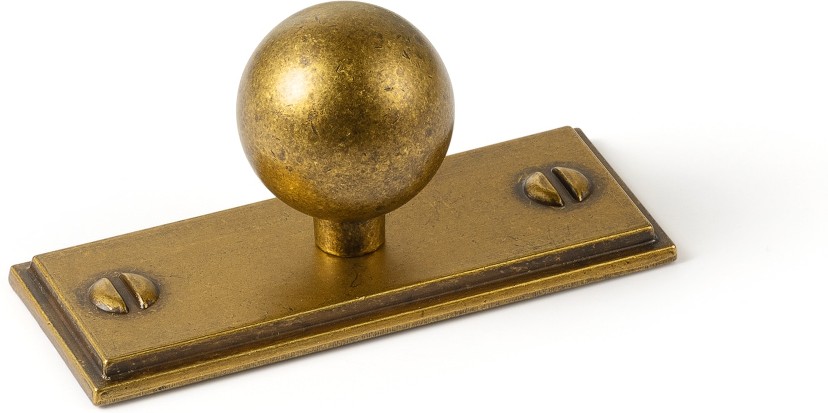15/16-in Antique Brass Round Classic Cabinet Knob 6 -Pack