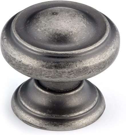 Sutton 1-3/16-in Pewter Round Traditional Cabinet Knob