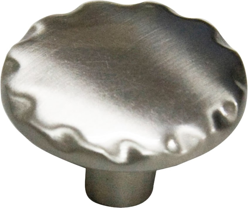 1-1/10-in Satin nickel Round Transitional Cabinet Knob