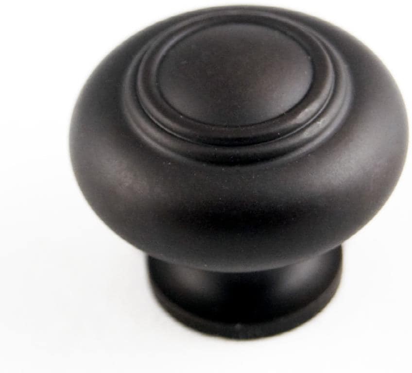 Oil-rubbed bronze Round Transitional Cabinet Knob