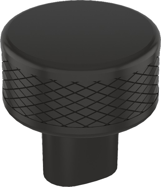 Bronx 1-1/4-in Black Bronze Round Contemporary Cabinet Knob
