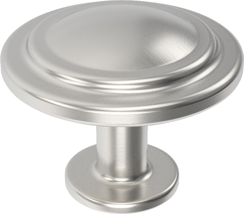 1-1/4-in Satin Nickel Round Modern Cabinet Knob 10 -Pack