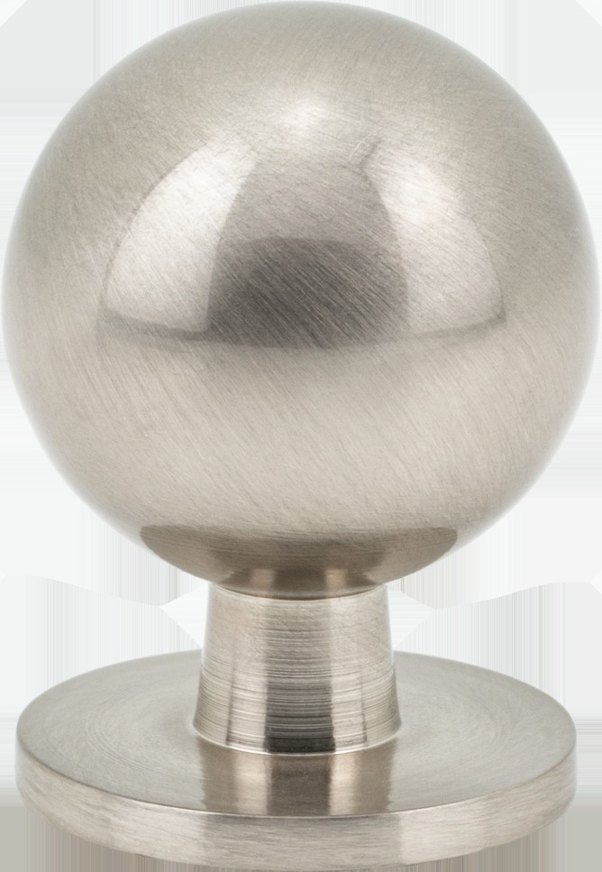 Series No. 6, 1-1/4-in Satin Nickel Round Contemporary Cabinet Knob
