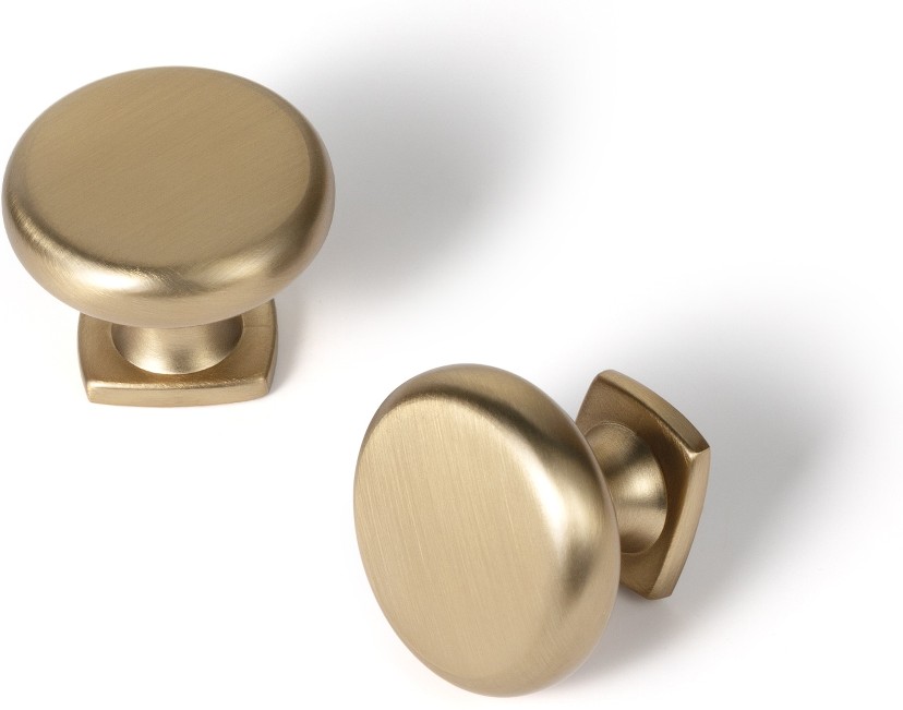 1-3/10-in Champagne Bronze Mushroom Modern Cabinet Knob 12 -Pack