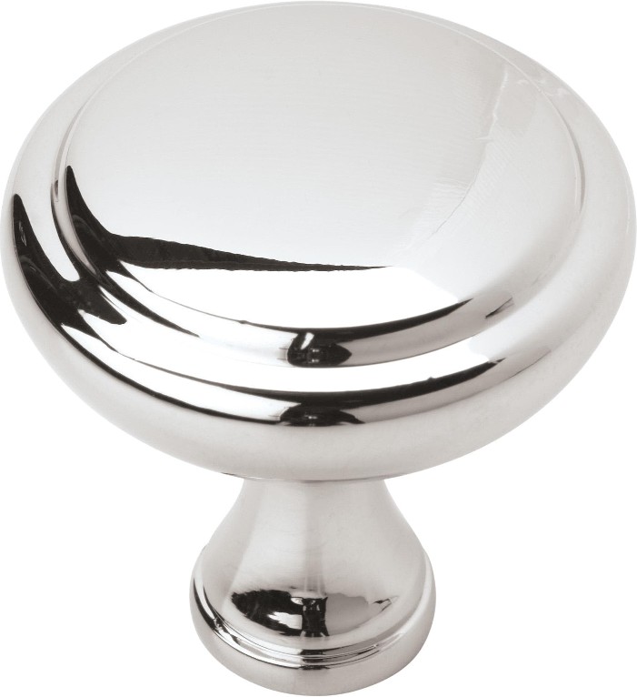 Arden 1-1/4-in Polished Chrome Round Traditional Cabinet Knob