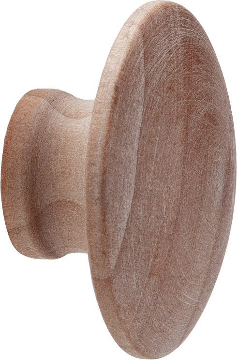 Wood 1-13/16-in Unfinished Round Farmhouse Cabinet Knob