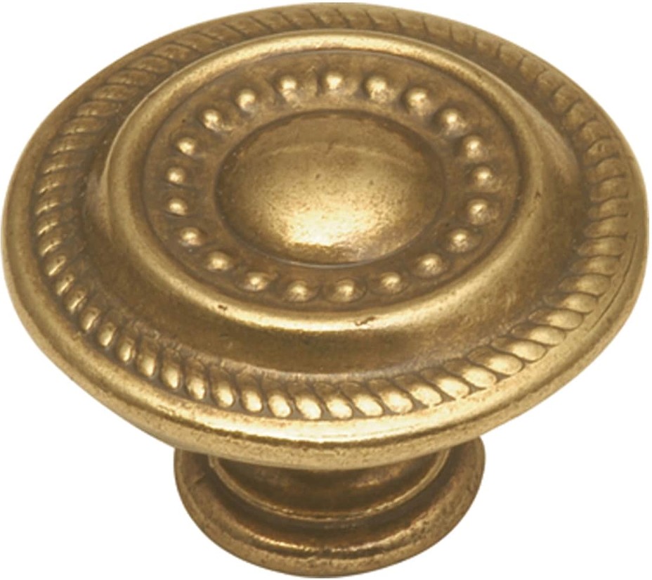 Manor House 1-1/4-in Lancaster Hand Polished Round Traditional Cabinet Knob 10 -Pack