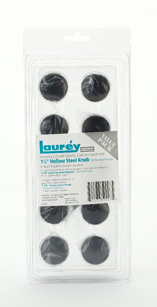 Nantucket 1-3/8-in Oil Rubbed Bronze Round Transitional Cabinet Knob 10 -Pack