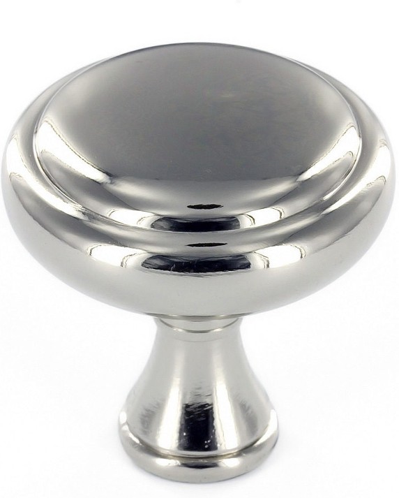 Candiac 1-1/4-in Polished Nickel Round Traditional Cabinet Knob