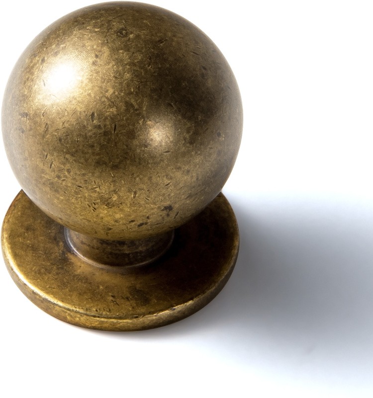 Antique Brass Round Classic Cabinet Knob 6