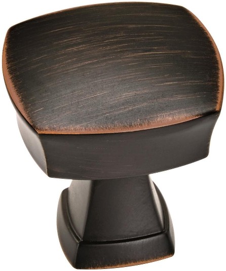 Stature 1-1/4-in Square Transitional Cabinet Knob