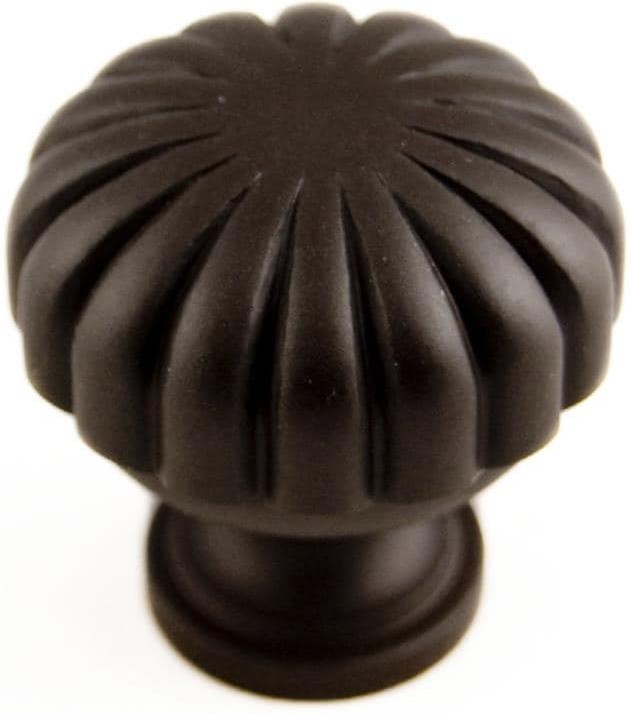 Oil-rubbed bronze Round Traditional Cabinet Knob