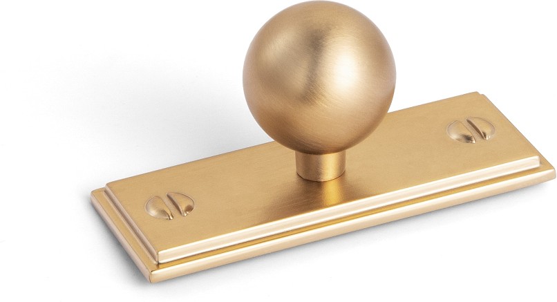 15/16-in Champagne Bronze Round Modern Cabinet Knob 6 -Pack