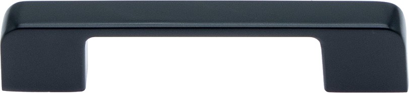 HW413XX Matt Black Rectangular Classic Cabinet Knob