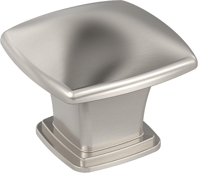 Garfield 1-3/16-in Satin Nickel Square Traditional Cabinet Knob