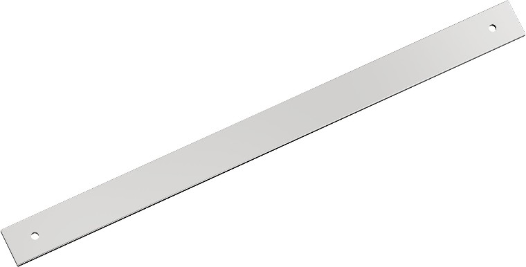 Polished Chrome Steel Backplate