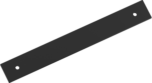 Matte Black Steel Backplate