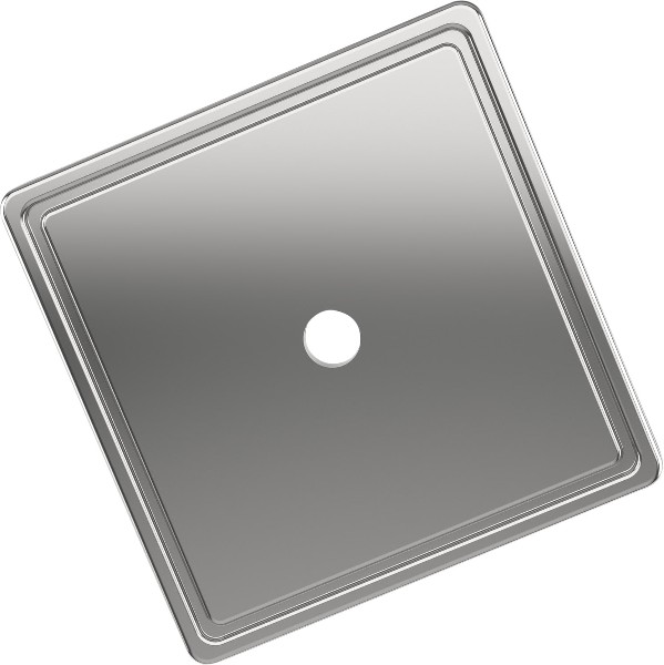 Polished Chrome Steel Backplate