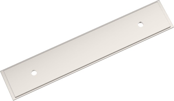 Polished Nickel Steel Backplate