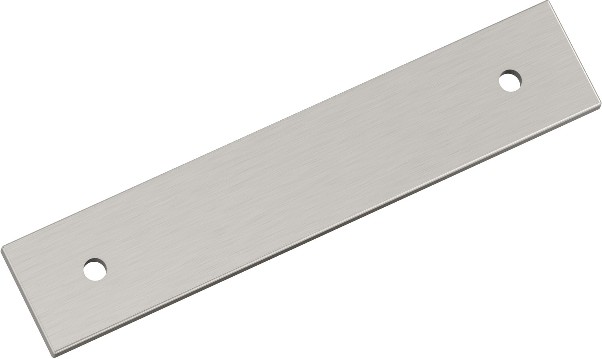 Satin Nickel Steel Backplate