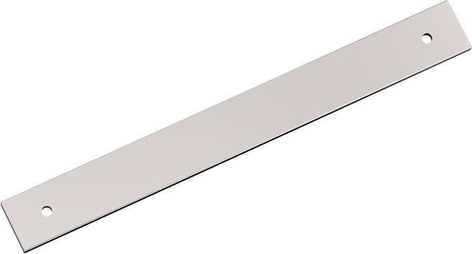 Polished Nickel Steel Backplate