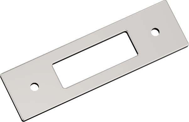 Polished Nickel Steel Backplate
