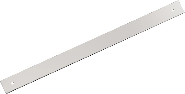 Polished Nickel Steel Backplate