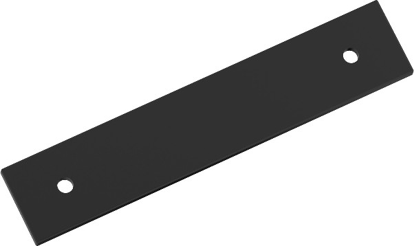 Matte Black Steel Backplate