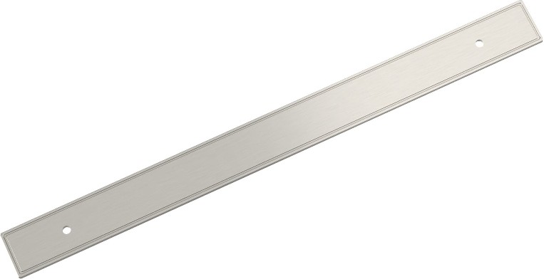 Satin Nickel Steel Backplate
