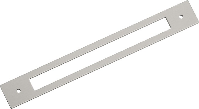 Satin Nickel Steel Backplate